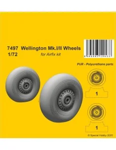 Wellington Mk.II Wheels 1/72 / for Airfix kit, 1/72 - CMK 129-7497