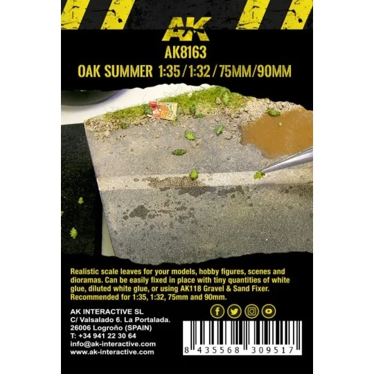 OAK SUMMER LEAVES 1/35 - AK Interactive AK8163