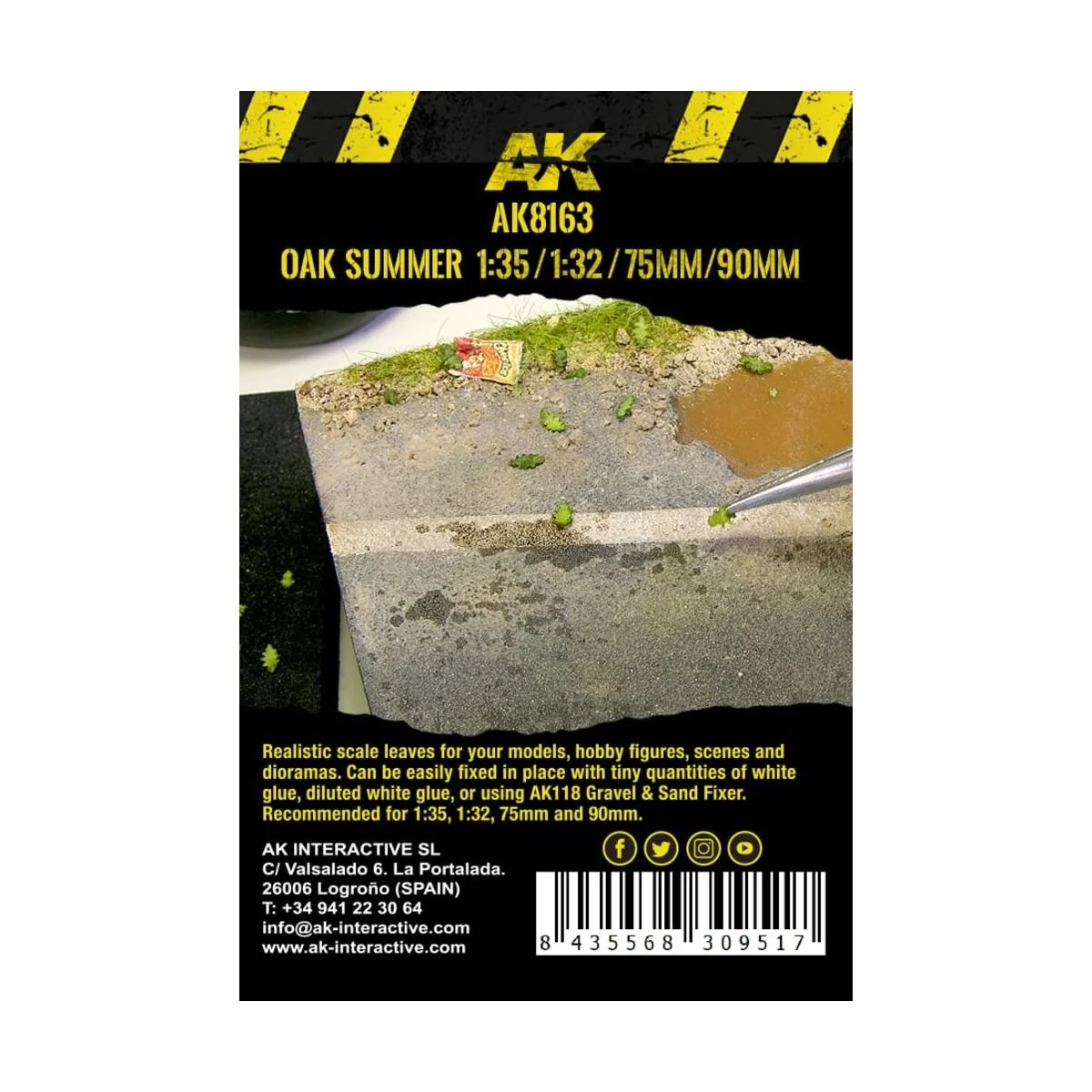 OAK SUMMER LEAVES 1/35 - AK Interactive AK8163