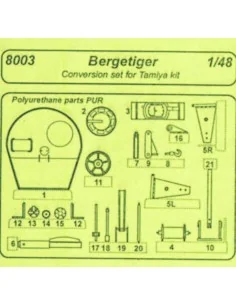 [NO_DESC] Bergetiger - conversion set für Tamiya Bausatz, 1/48 - CM...