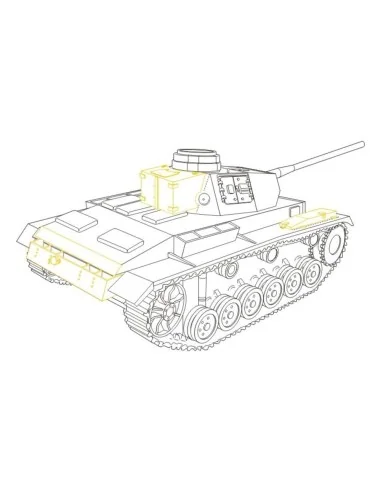 Pz.Kpfw. III Ausf. L ''control tank'' für Tamiya-Bausatz, 1/48 - CM...
