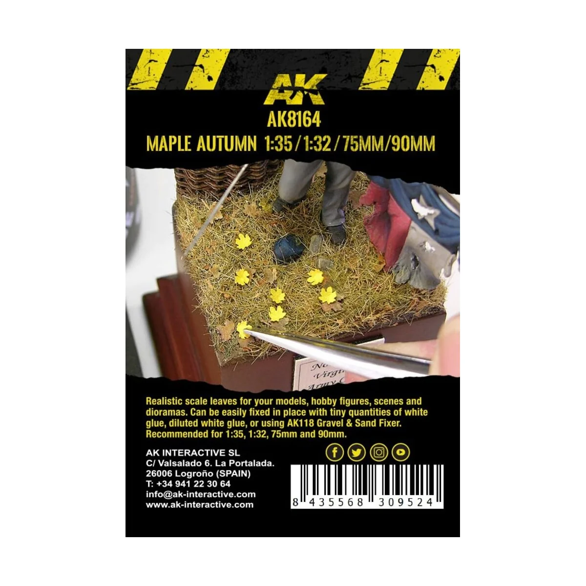 MAPLE AUTUMN LEAVES 1/35 - AK Interactive AK8164