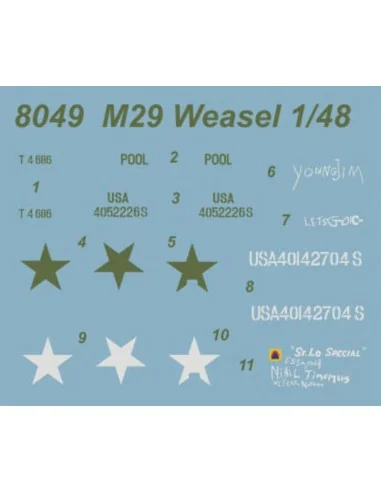 M29 Weasel full resin kit, 1/48 - CMK 129-8049