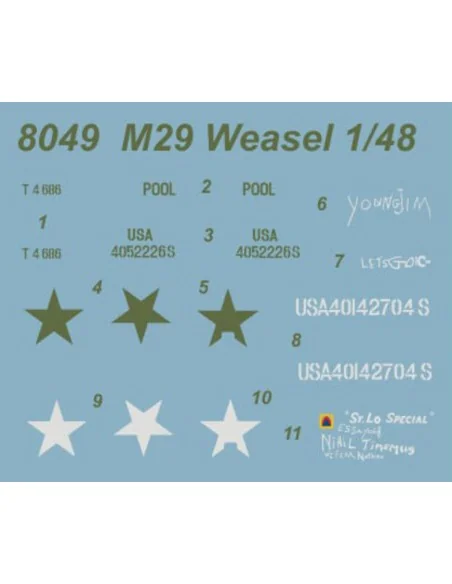 M29 Weasel full resin kit, 1/48 - CMK 129-8049