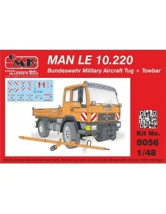 MAN LE 10.220 Bundeswehr Military Aircra Tug + Towbar, 1/48 - CMK 1...