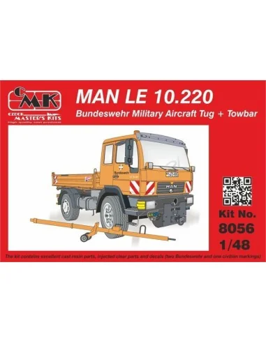 MAN LE 10.220 Bundeswehr Military Aircra Tug + Towbar, 1/48 - CMK 1...
