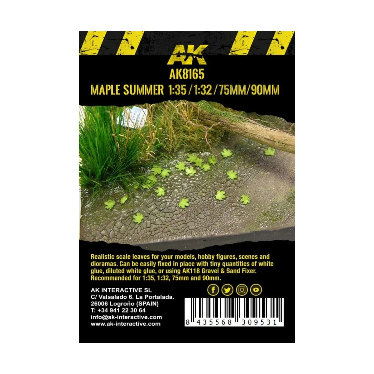 MAPLE SUMMER LEAVES 1/35 - AK Interactive AK8165