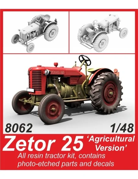 Zetor 25 'Agricultural Version ', 1/48 - CMK 129-8062