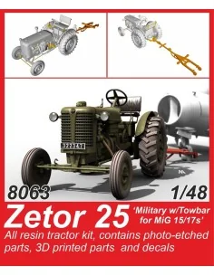 [NO_DESC] Zetor 25 'Military w/Towbar for MiG 15/17s', 1/48 - CMK 1...
