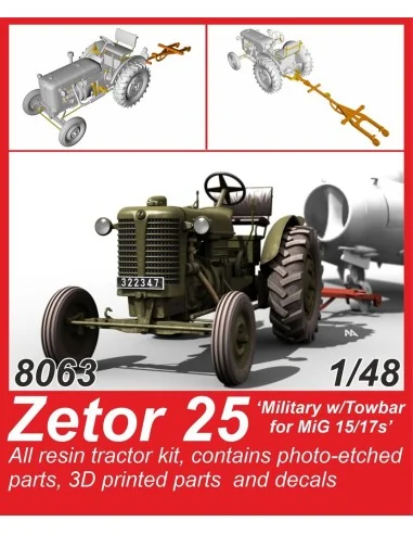 [NO_DESC] Zetor 25 'Military w/Towbar for MiG 15/17s', 1/48 - CMK 1...