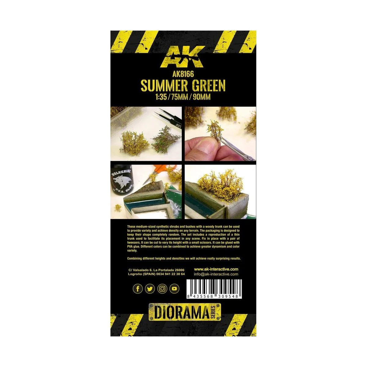 SUMMER GREEN SHRUBBERIES - AK Interactive AK8166