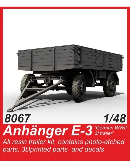E-3 German WWII Trailer, 1/48 - CMK 129-8067