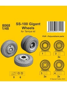 [NO_DESC] SS-100 Gigant Wheels 1/48 / for Tamiya kits, 1/48 - CMK 1...