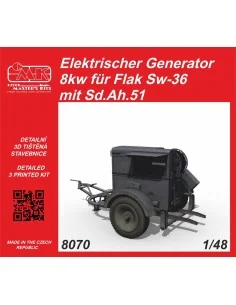 Elektrischer Generator 8kw für Flak Sw-36 mit Sd.Ah.51, 1/48 - CMK ...