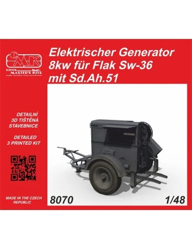 Elektrischer Generator 8kw für Flak Sw-36 mit Sd.Ah.51, 1/48 - CMK ...