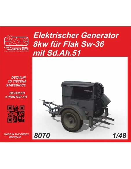[NO_DESC] Elektrischer Generator 8kw für Flak Sw-36 mit Sd.Ah.51, 1...