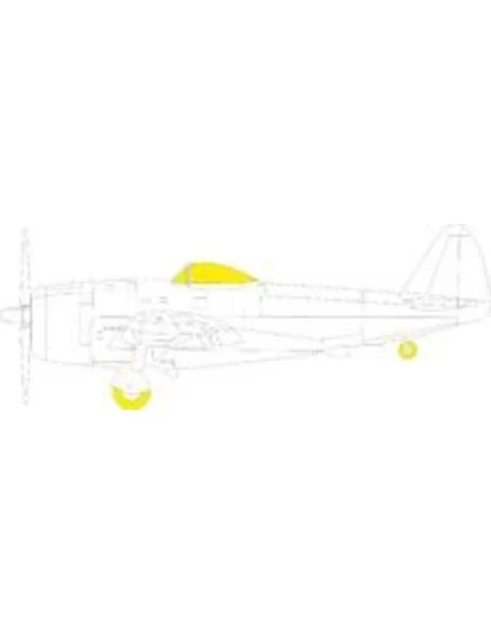 P-47D Bubbletop TFace, 1/48 - Eduard Accessories EX882