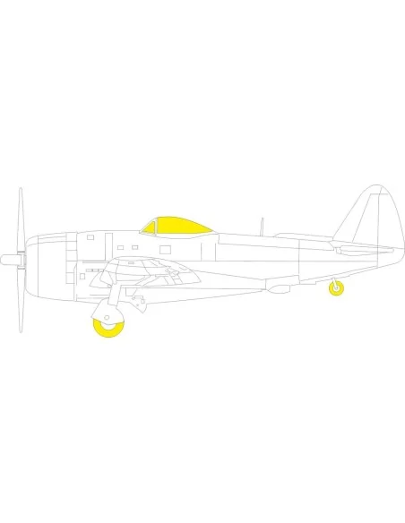 P-47N TFace for ACADEMY, 1/48 - Eduard Accessories EX894