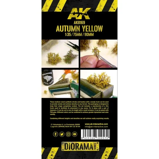 AUTUMN YELLOW SHRUBBERIES - AK Interactive AK8169