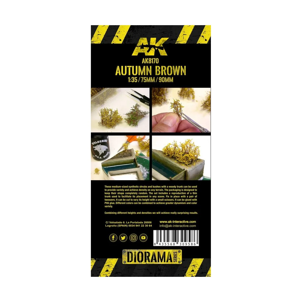 AUTUMN BROWN SHRUBBERIES - AK Interactive AK8170
