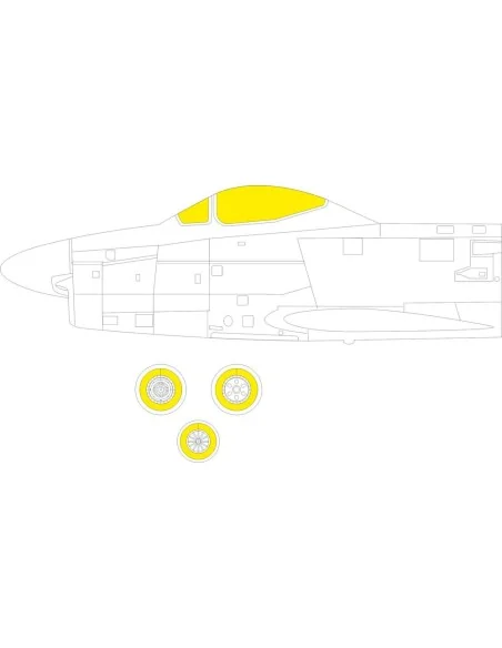 F-86D TFace 1/48 REVELL, 1/48 - Eduard Accessories EX941