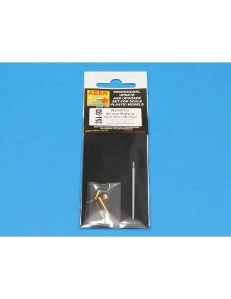 Barrel for 40mm Bofors Anti Aircraft Gun, 1/35 - Aber Models 35 L-093