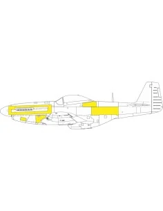 P-51D surface panels 1/48 EDUARD, 1/48 - Eduard Accessories EX953