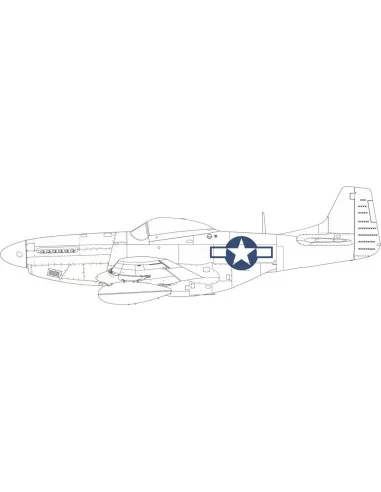 P-51D national insignia 1/48 EDUARD, 1/48 - Eduard Accessories EX954