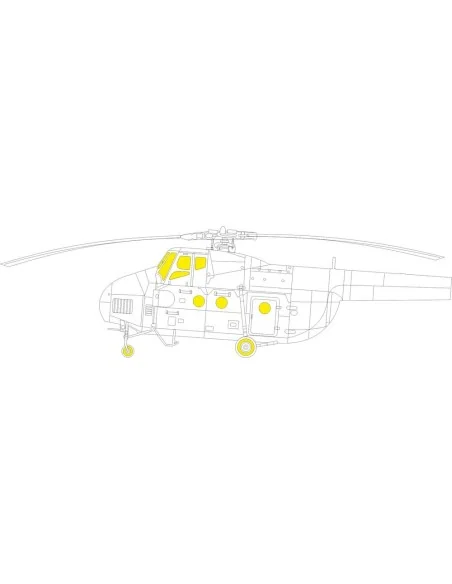 Mi-4A TFace 1/48 TRUMPETER, 1/48 - Eduard Accessories EX961