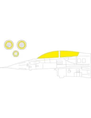 F-16D Block 30/40/50 TFace 1/48 KINETIC, 1/48 - Eduard Accessories ...