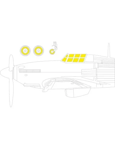 Hurricane Mk.IIc TFace 1/48 ARMA HOBBY, 1/48 - Eduard Accessories E...