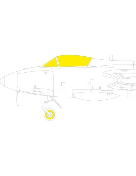 Hunter FGA.9/FR.10/GA.11 1/48 AIRFIX, 1/48 - Eduard Accessories EX986