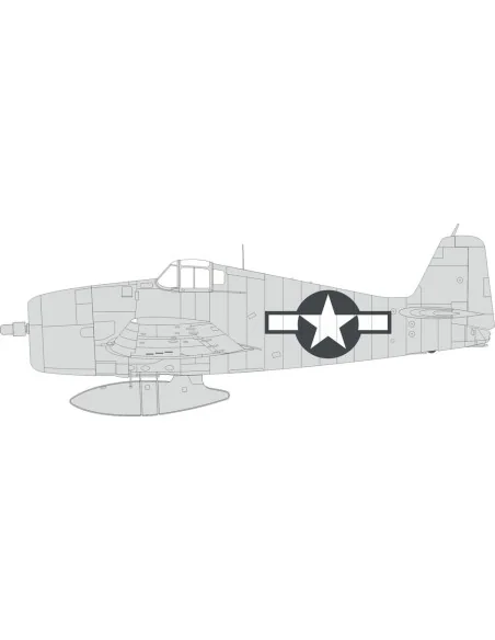 F6F-3 US national insignia, 1/48 - Eduard Accessories EX996