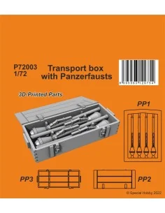 Transport box with Panzerfausts, 1/72 - CMK 129-P72003