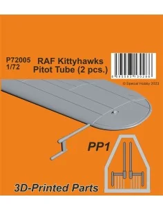 RAF Kittyhawks Pitot Tube (2 pcs.), 1/72 - CMK 129-P72005