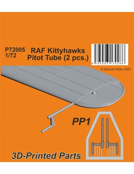 RAF Kittyhawks Pitot Tube (2 pcs.), 1/72 - CMK 129-P72005
