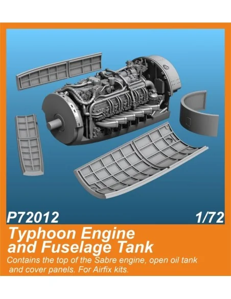 [NO_DESC] Typhoon Mk.I Engine, 1/72 - CMK 129-P72012