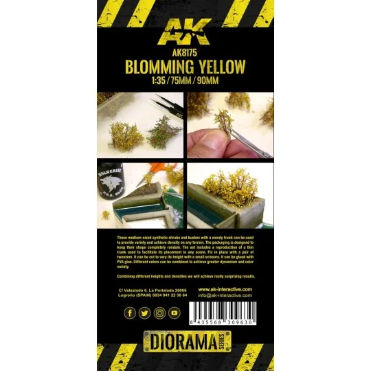 BLOMMING YELLOW SHRUBBERIES - AK Interactive AK8175