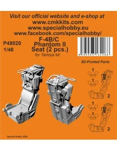 US Navy Aircraft Tow Bar (2 pcs.), 1/72 - CMK 129-P72020