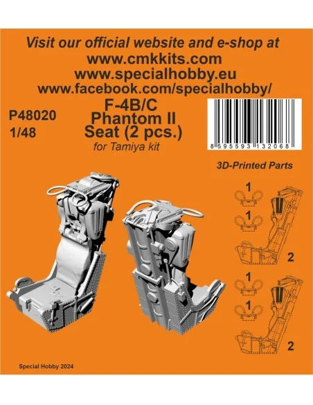 [NO_DESC] US Navy Aircraft Tow Bar (2 pcs.), 1/72 - CMK 129-P72020
