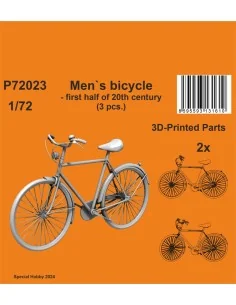 Men`s bicycle - first half of 20th century (3 pcs.), 1/72 - CMK 129...