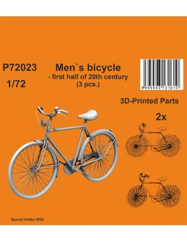 Men`s bicycle - first half of 20th century (3 pcs.), 1/72 - CMK 129...