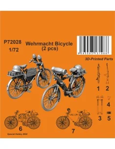 Wehrmacht Bicycle (2 pcs), 1/72 - CMK 129-P72028