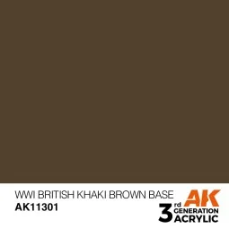 WWI British Khaki Brown Base - AK Interactive AK11301