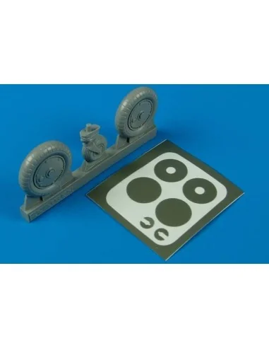 Messerschmitt Bf 109G Räder+Maskierfolie, 1/32 - Aires 2029