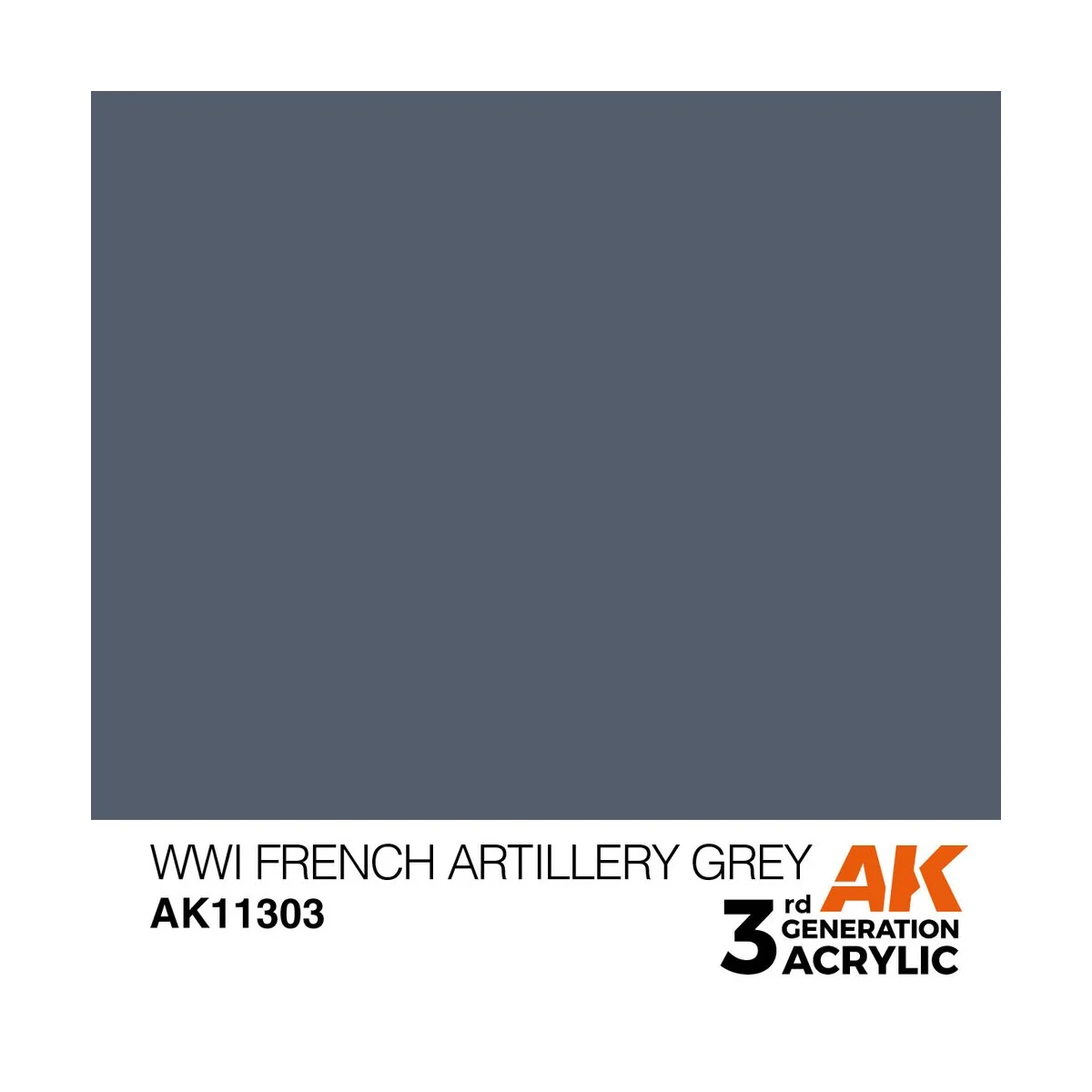 WWI French Artillery Grey - AK Interactive AK11303 WWI French Artillery Grey - AK Interactive AK11303