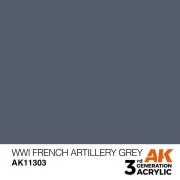 WWI French Artillery Grey - AK Interactive AK11303 WWI French Artillery Grey - AK Interactive AK11303