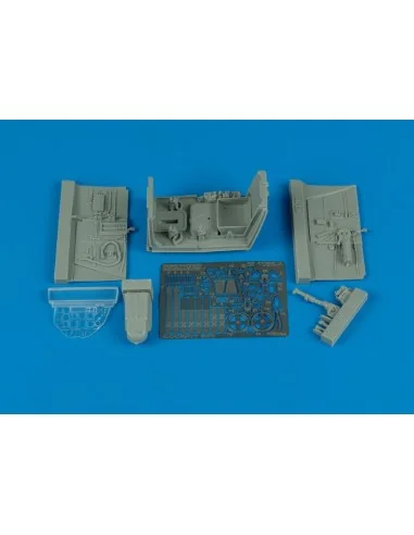 Bf 109 K cockpit set für Hasegawa Bausatz, 1/32 - Aires 2044