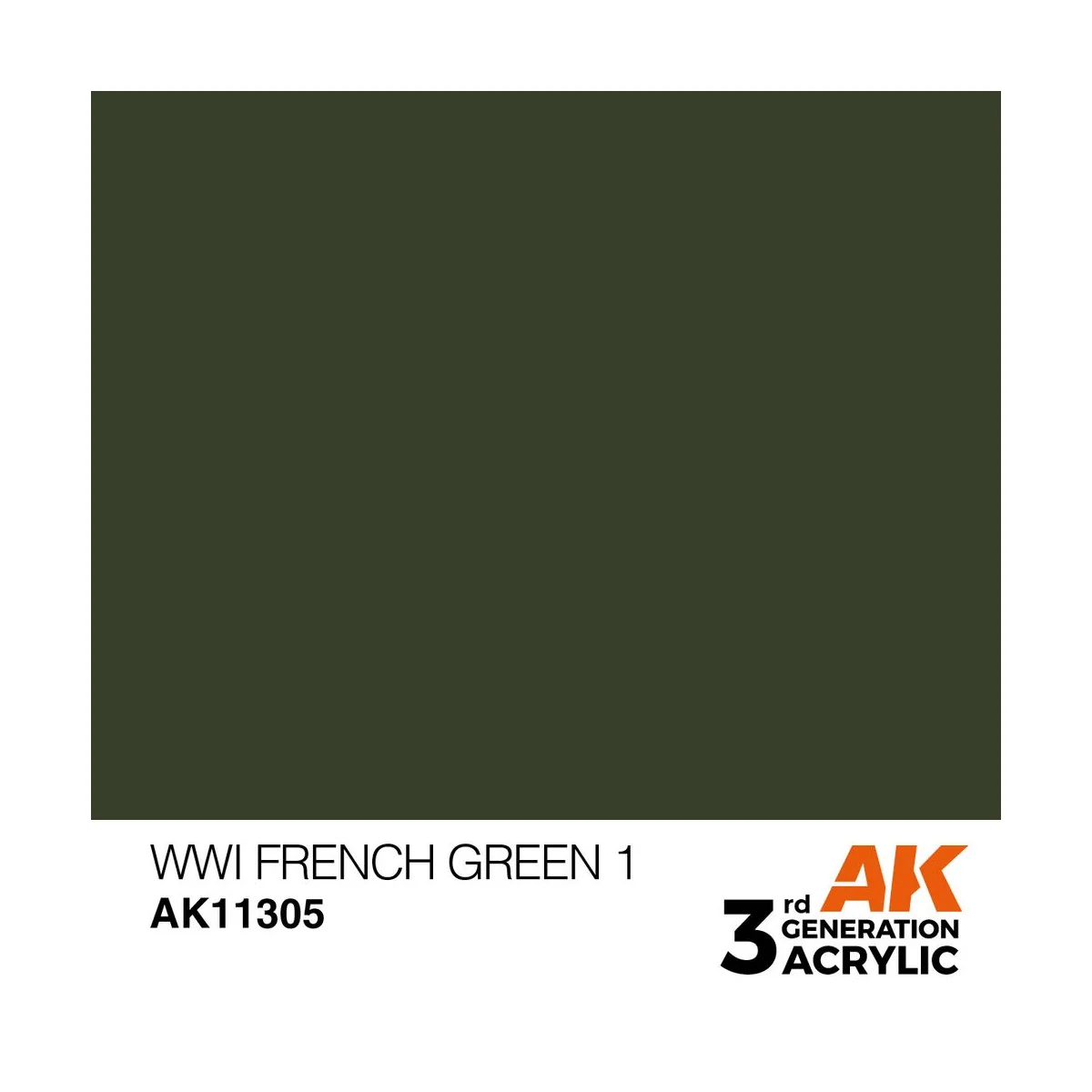 WWI French Green 1 - AK Interactive AK11305