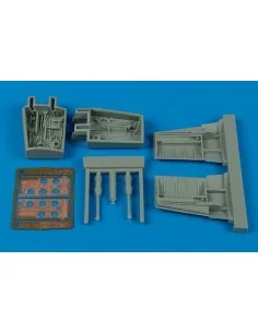 F-86 Sabre air brake set für Kinetic Bausatz, 1/32 - Aires 2078